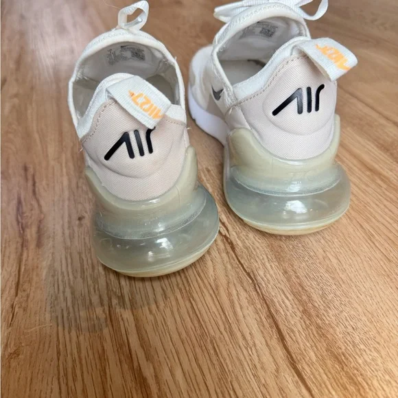 Nike Air Max 270 Cream and Black Sneakers - Picture 6 of 6